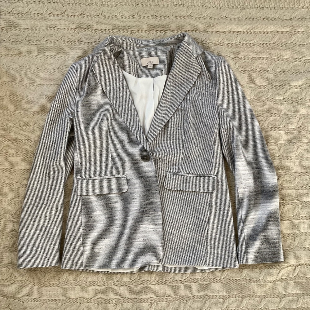 LOFT Heather Gray Women's Blazer